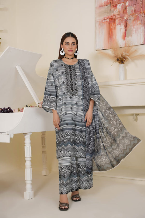 BLOCK PRINTED 3PC